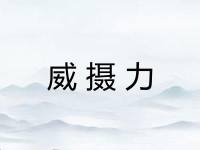 威摄力 威摄力