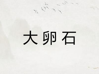 大卵石 大卵石