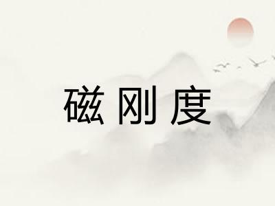 磁刚度 磁刚度
