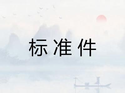 标准件 标准件
