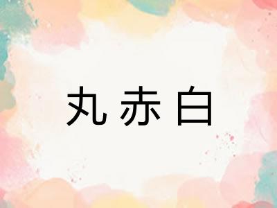 丸赤白 丸赤白