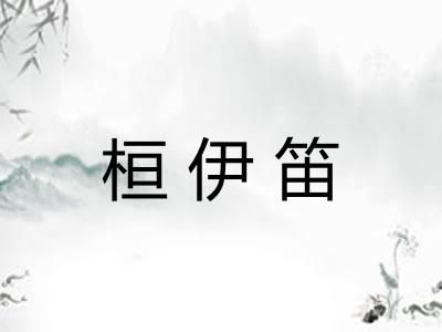 桓伊笛 桓伊笛