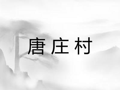 唐庄村 唐庄村