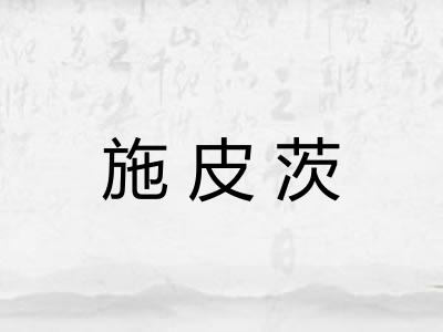 施皮茨 施皮茨