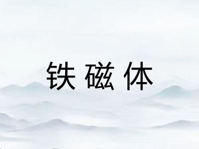 铁磁体 铁磁体