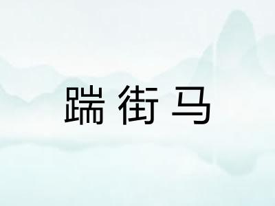 踹街马 踹街马