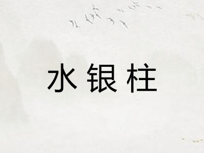 水银柱 水银柱