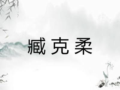 臧克柔 臧克柔