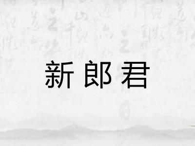 新郎君 新郎君