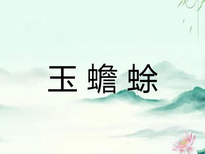 玉蟾蜍 玉蟾蜍