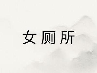 女厕所 女厕所