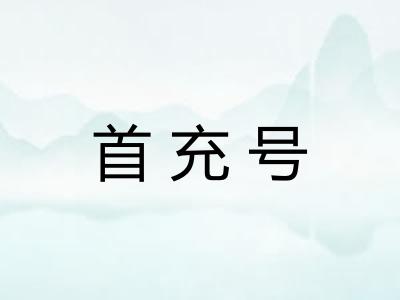 首充号 首充号