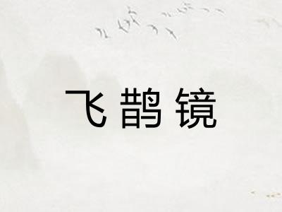 飞鹊镜 飞鹊镜