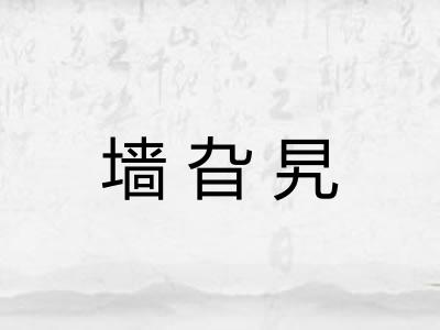 墙旮旯 墙旮旯