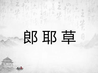 郎耶草 郎耶草