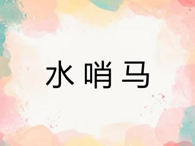 水哨马 水哨马