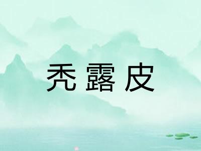 秃露皮