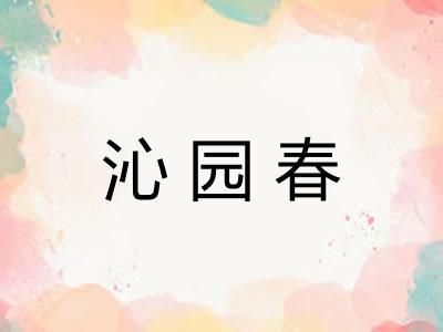 沁园春 沁园春