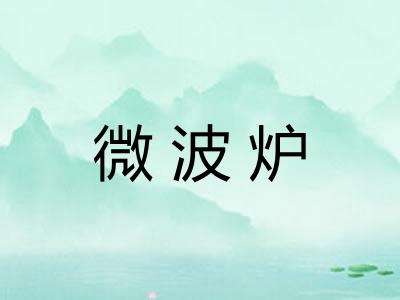 微波炉 微波炉