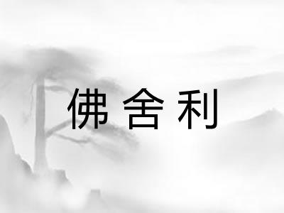 佛舍利 佛舍利