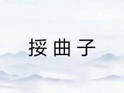 挼曲子