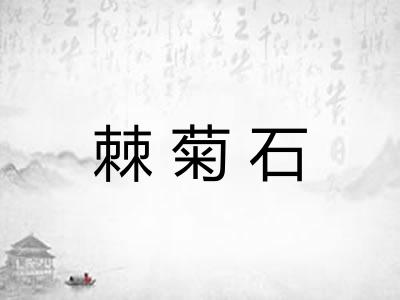 棘菊石 棘菊石