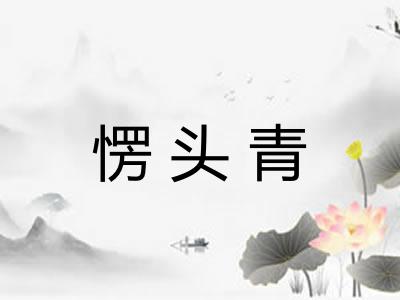 愣头青