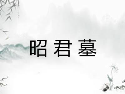 昭君墓 昭君墓