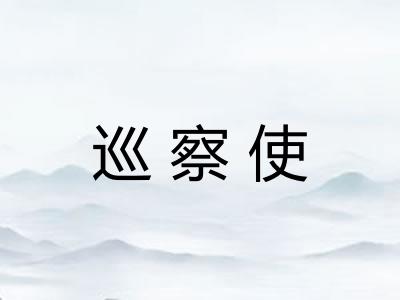 巡察使 巡察使