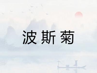 波斯菊 波斯菊