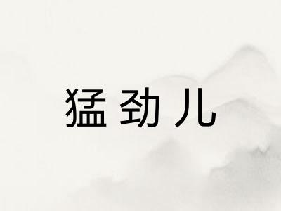 猛劲儿