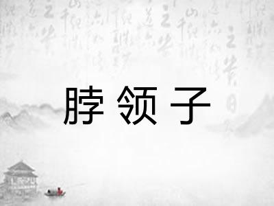 脖领子 脖领子