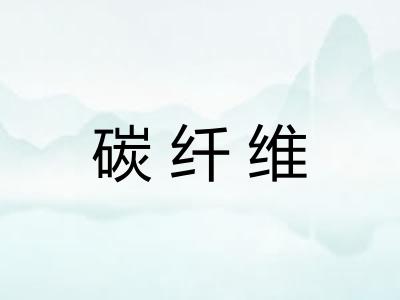碳纤维 碳纤维