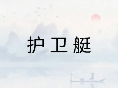 护卫艇 护卫艇