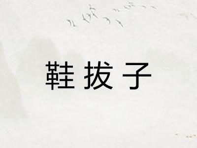 鞋拔子 鞋拔子