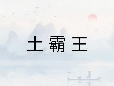 土霸王 土霸王