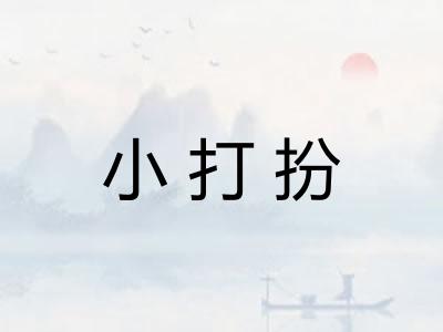 小打扮 小打扮