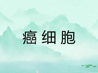 癌细胞 癌细胞