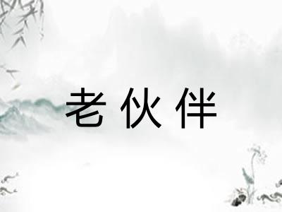 老伙伴 老伙伴