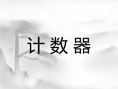 计数器 计数器
