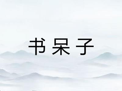 书呆子 书呆子