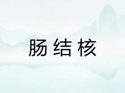肠结核 肠结核