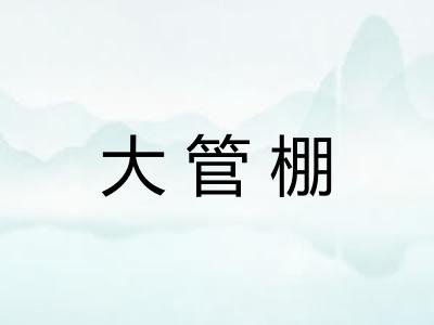 大管棚