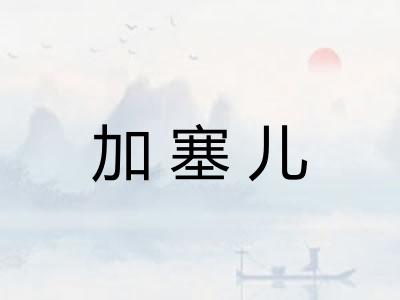 加塞儿 加塞儿