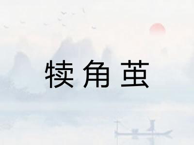 犊角茧 犊角茧