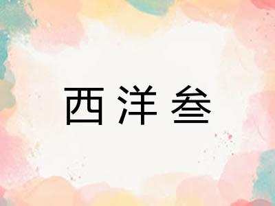西洋叁
