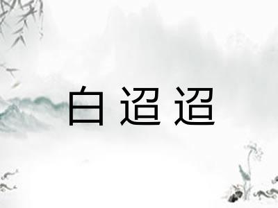 白迢迢 白迢迢