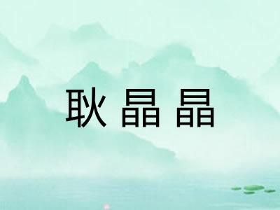 耿晶晶 耿晶晶