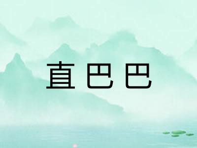 直巴巴 直巴巴