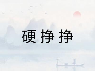 硬挣挣 硬挣挣